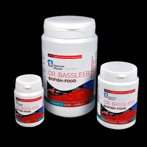 DR. BASSLEER BIOFISH FOOD SHRIMP STICKS GARLIC