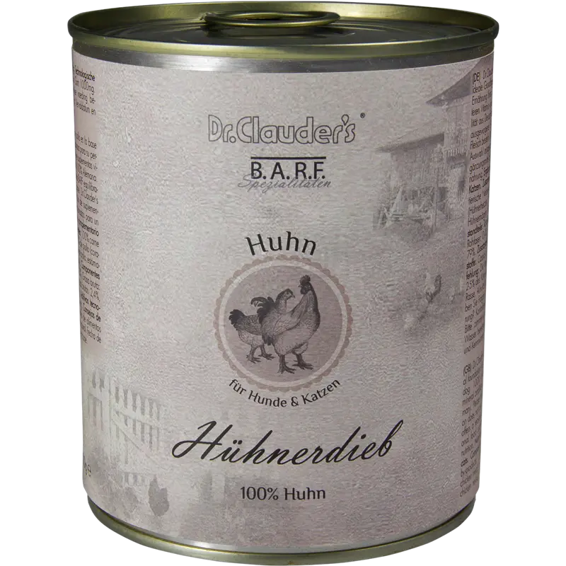 Dr.Clauder's BARF Cat & Dog Dose Hühnerdieb