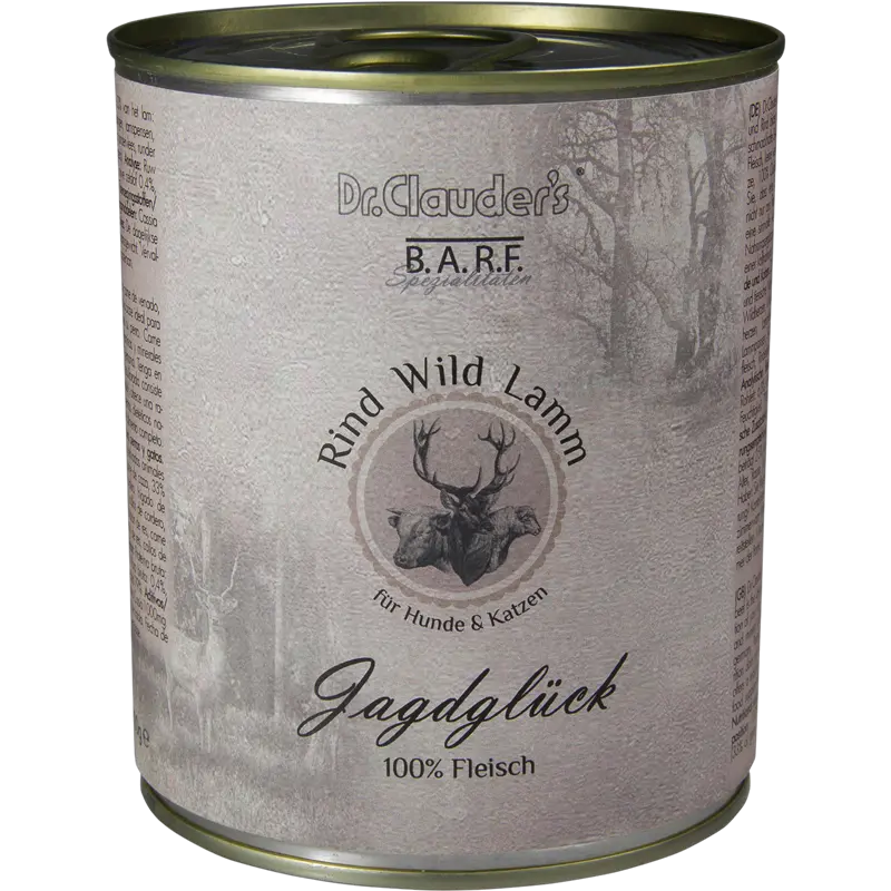 Dr.Clauder's BARF Cat & Dog Dose Jagdglück