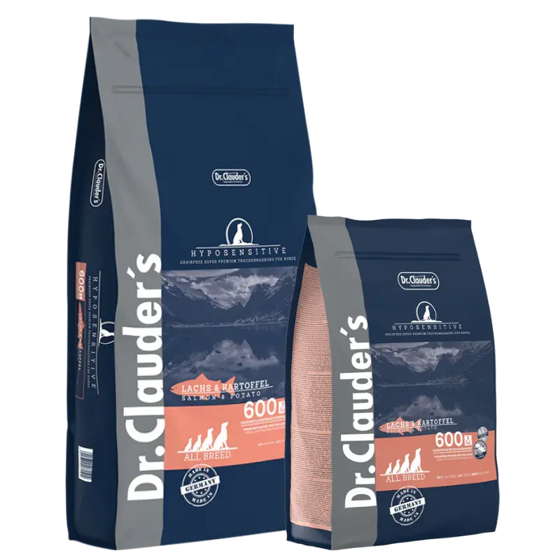 Dr.Clauder's Hyposensitive Lachs & Kartoffel 11,5 kg + GRATIS 3,5 kg