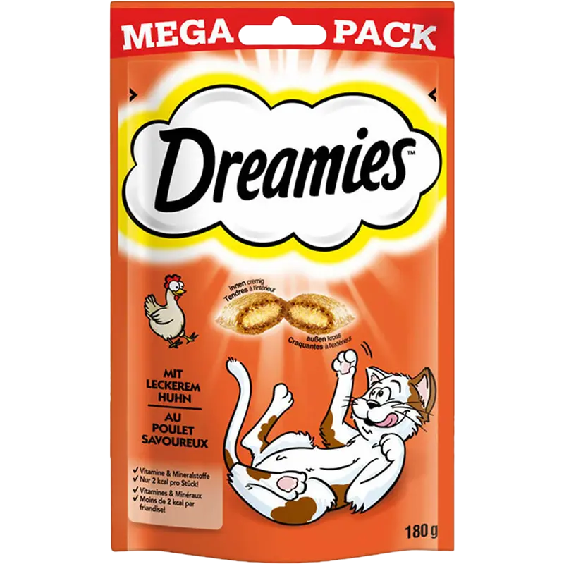 DREAMIES Cat Snack Mega Pack Huhn 180 g