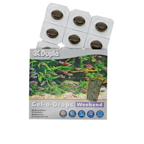 Dupla Gel-o-Drops Weekend 12 x 2g - Futter Frostfutter Ersatz Aquarium MHD 11/24