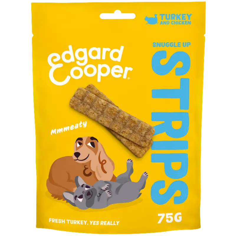 Edgard & Cooper Strips Truthahn und Huhn 75 g