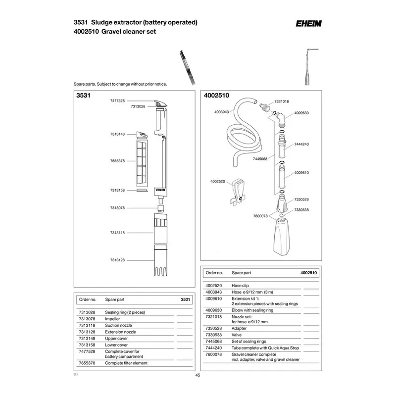 EHEIM Adapter für Bodengrund-Reinigungsset (7330528)