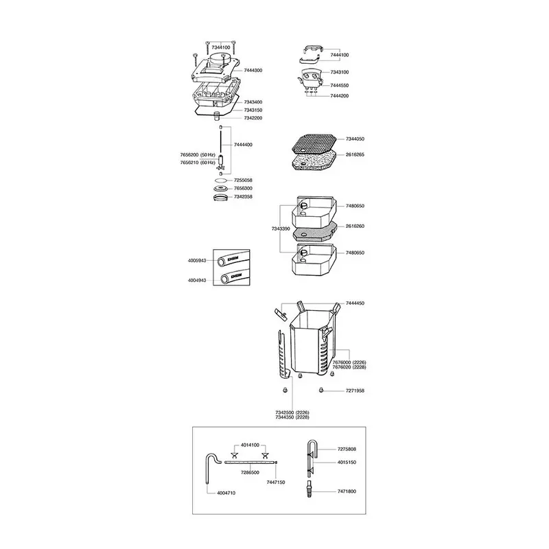 EHEIM Adapter komplett 7444550