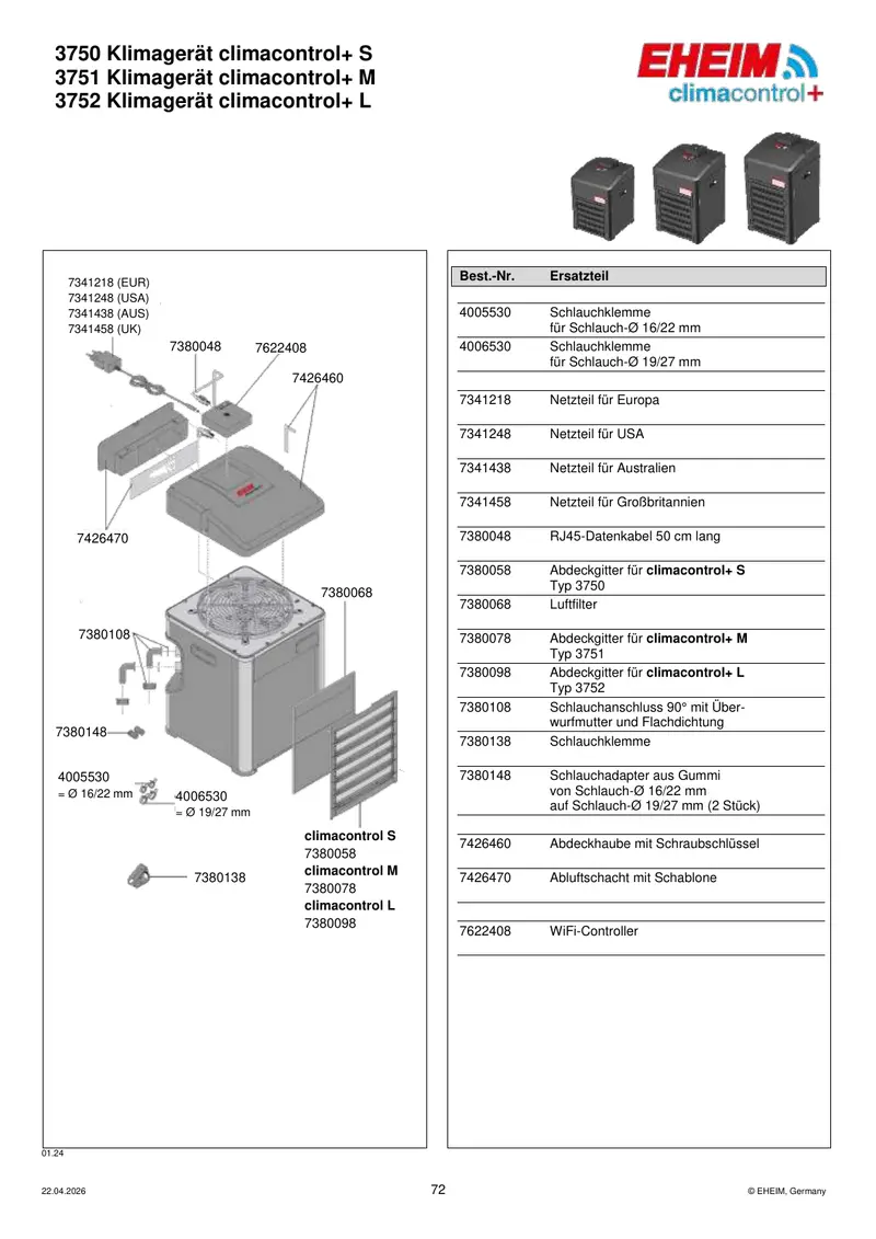 EHEIM Datenkabel RJ45 7380048