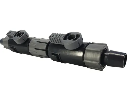 EHEIM Doppelhahn m. Schnelltrennkupplung zu Schlauch 16/22 mm