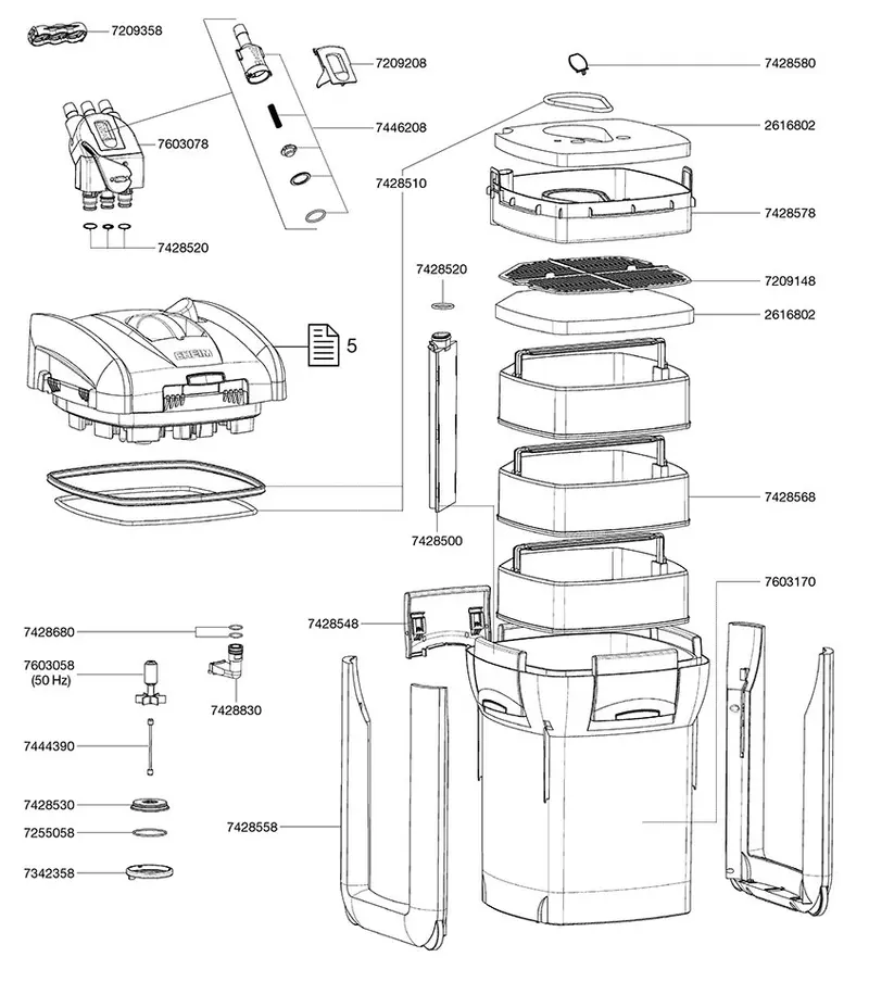 EHEIM Filterbehälter 7603170