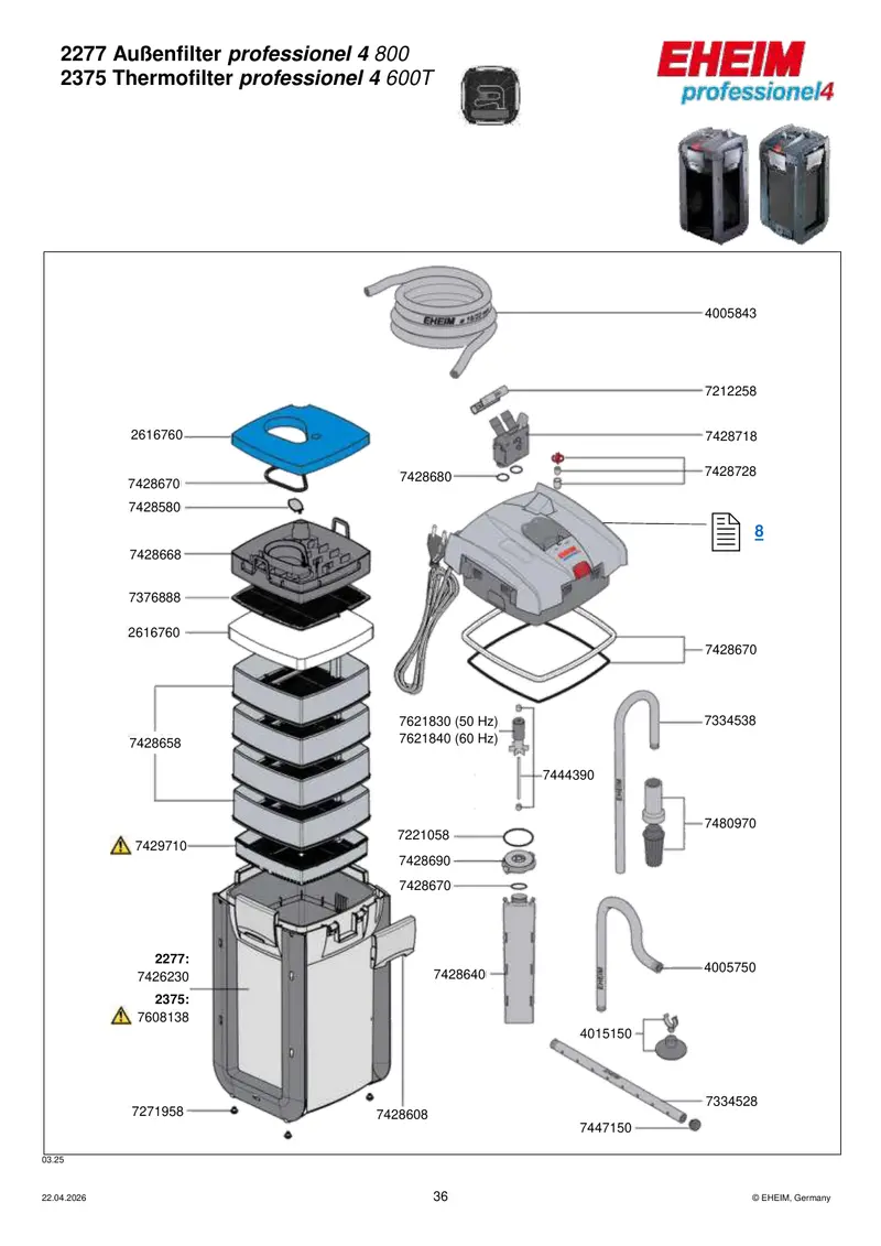 EHEIM Filtereinsatz 7429710