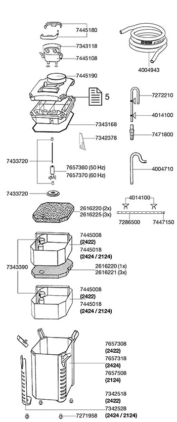 EHEIM Filtereinsatz 7445018