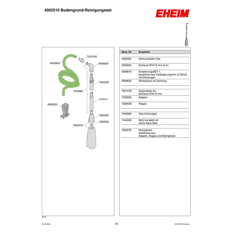 EHEIM Rohr 7444240