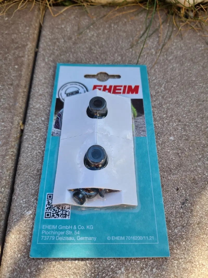 EHEIM Sauger mit Klemmbügel 2er-Pack für 9/12mm Schläuche Saugnapf 4013050