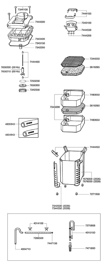 EHEIM Schlauchhalter 7444100