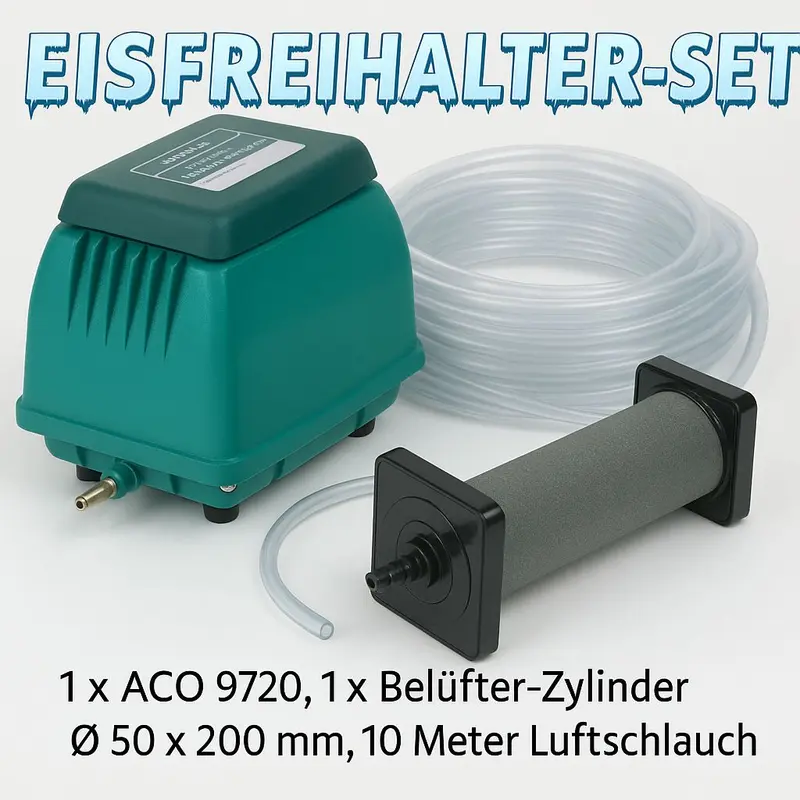 Eisfreihalter - Teichbelüftung - niedriger Energieverbrauch