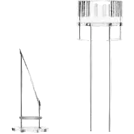 Ersatz-Skimmer aus Glas für Glas Skimmer Inflow