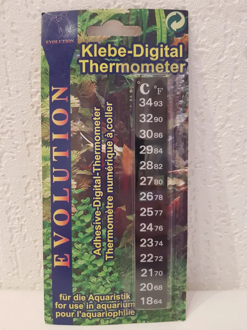 Evolution Digital-Thermometer selbstklebend Aquarium Terrarium