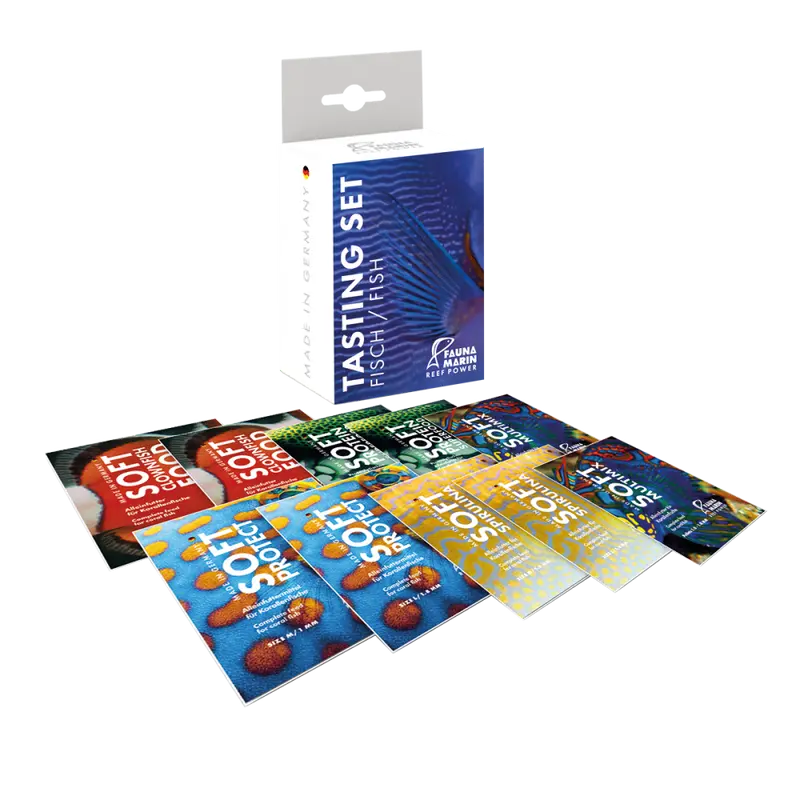 Fauna Marin Tasting Set – Probierset Soft-Granulate | 10 x 5 g