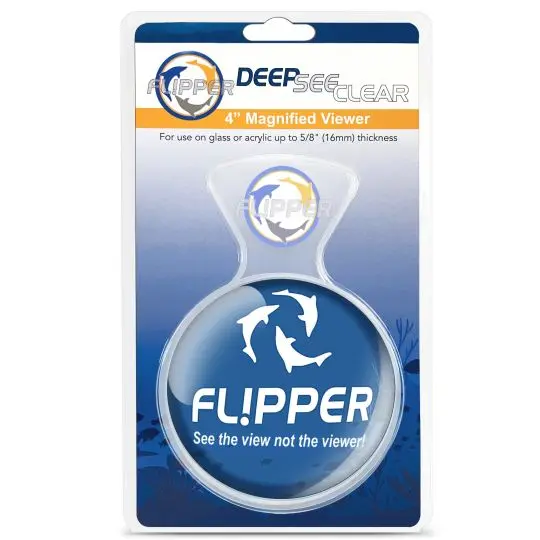 Flipper DeepSee Standard – magnetische Aquarienlupe | 10 cm Linse