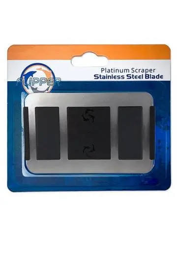 Flipper Platinum Scraper Edelstahlklingen nur für Glas