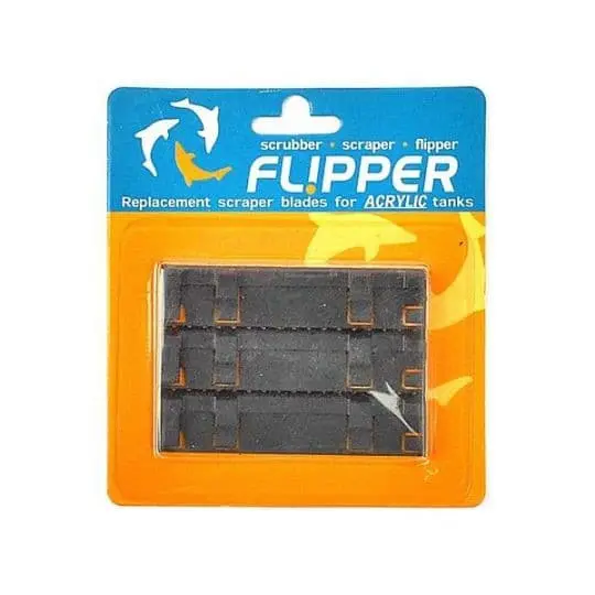 Flipper Standard 3 Stück ABS Kunststoffklingen für Acrylglasaquarien