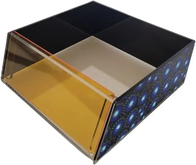 Flipper Top Down Viewer – Aufsichtsfenster mit Orangefilter | 20 × 20 cm