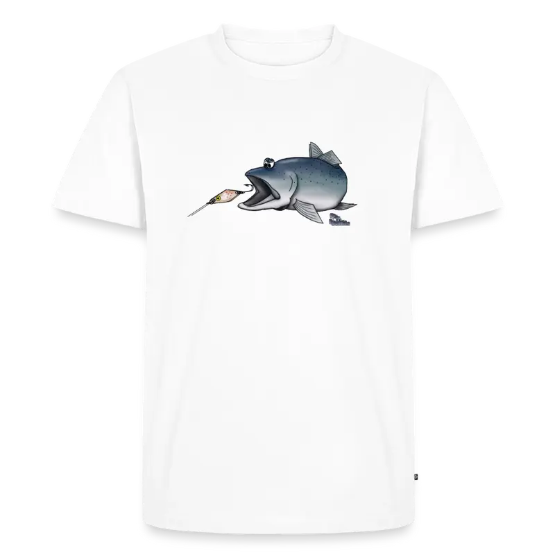Forelle mit Spoon T-Shirt - Männer - Bio-Qualität