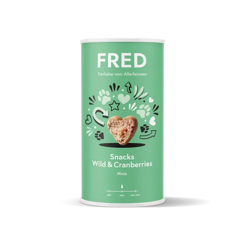 FRED Snacks Minis – Kleine Hundesnacks, gebacken & ohne Zusatzstoffe