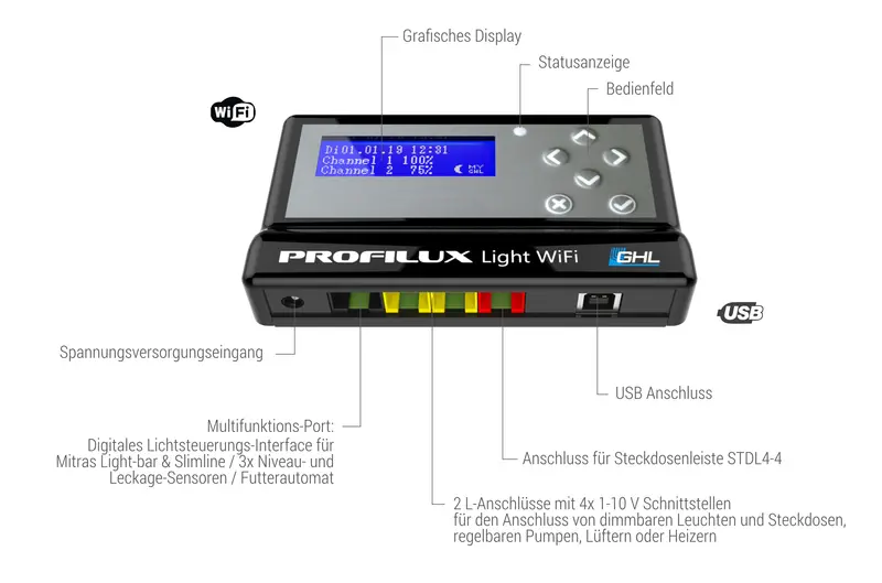 GHL ProfiLux Light Aquariencomputer WiFi