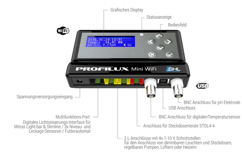 GHL ProfiLux Mini Aquariencomputer WiFi-Set