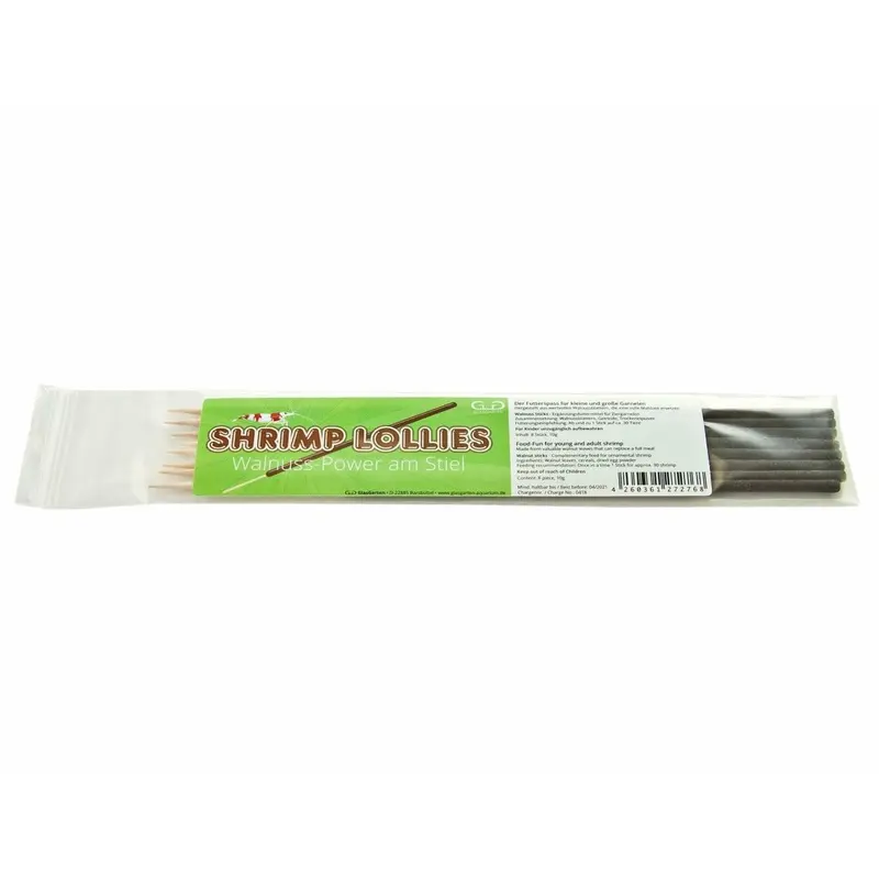 GlasGarten Shrimp Lollies - Walnuss Power