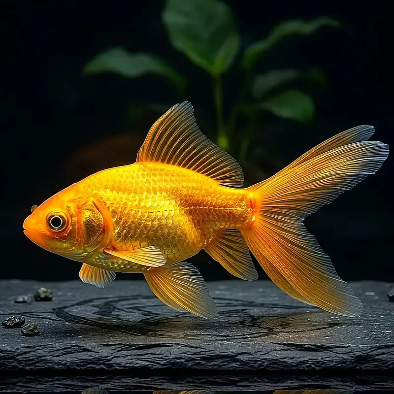 Goldfisch Gelb - Carassius auratus 💛