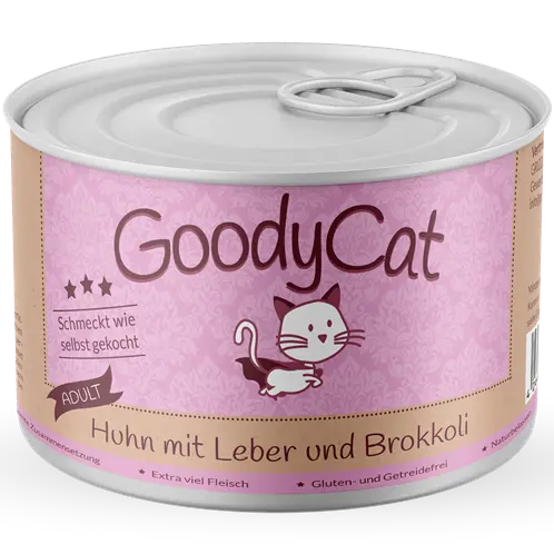 Goody Cat Adult Huhn mit Leber & Brokkoli 180 g