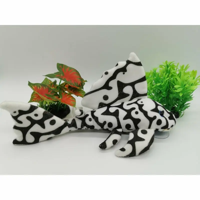 GreenPleco Kuscheltier Plushie "Wels" Marble Pleco Aquarium Deko