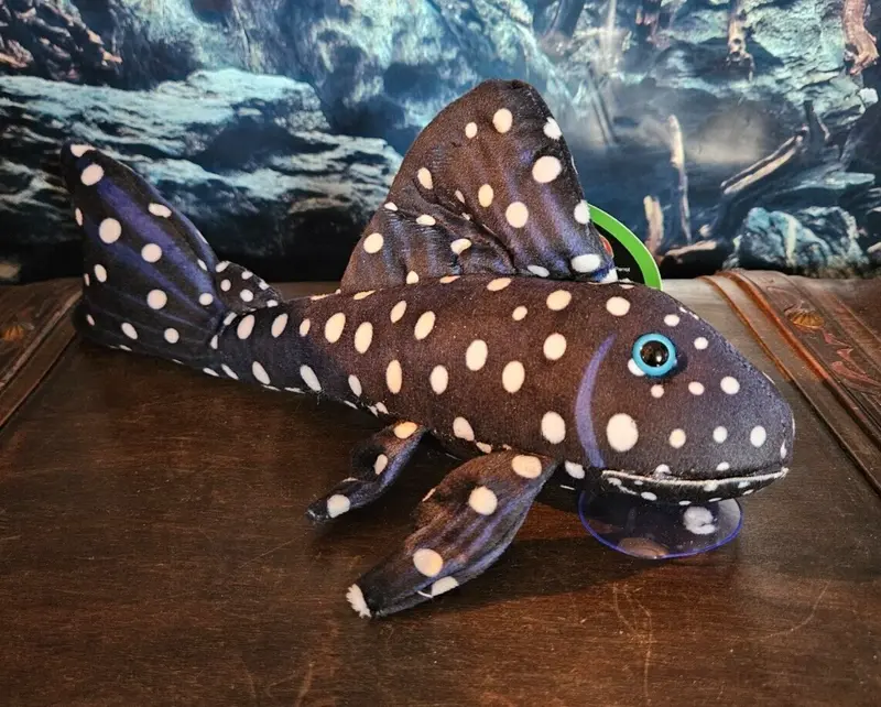 GreenPleco Kuscheltier Plushie "Wels" Vampire Pleco Aquarium Deko