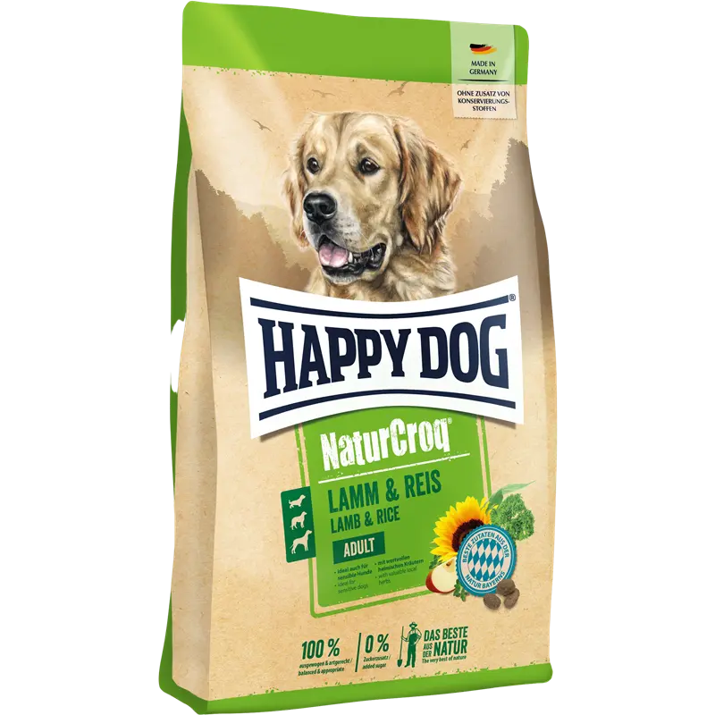 Happy Dog NaturCroq Lamm & Reis