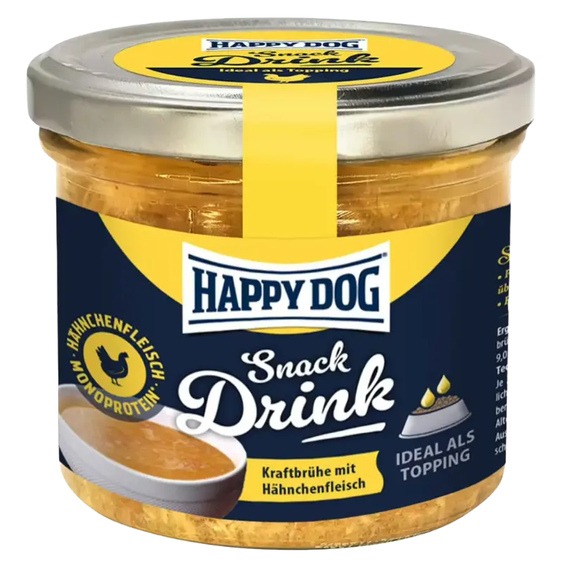 Happy Dog Snack Drink mit Hähnchenfleisch