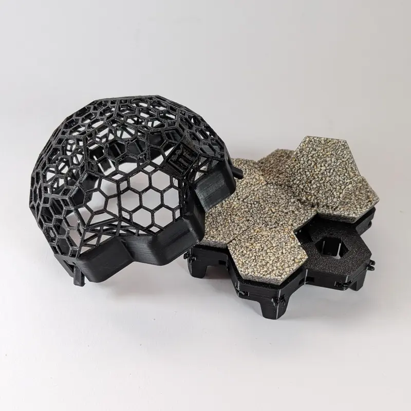 Hexagon Reef-Plug System 30mm // Pin 13