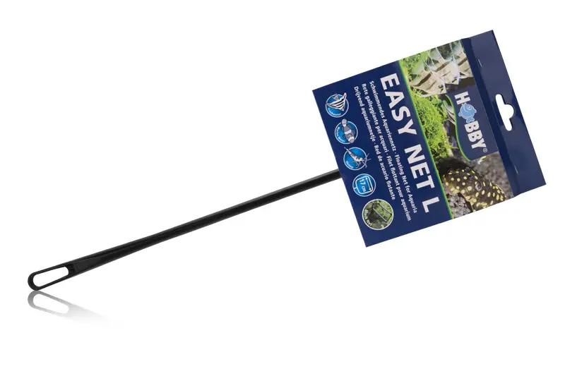Hobby Easy Net L - schwimmendes Fischfangnetz 17cm schwarz Fangnetz TOP