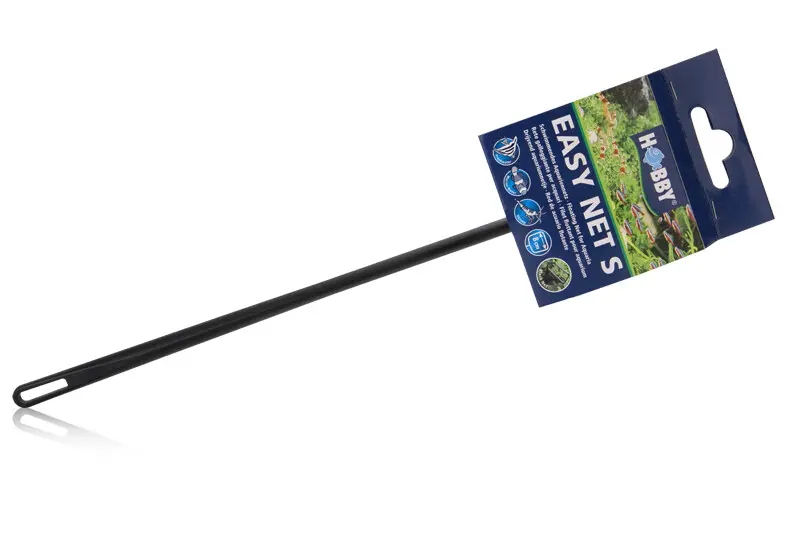 Hobby Easy Net S - schwimmendes Fischfangnetz 8cm schwarz Fangnetz Aquarium