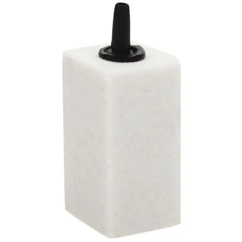 Hobby Keramik Sprudelstein Ausströmer eckig 50x25x25 mm weiß Aquarium Sauerstoff
