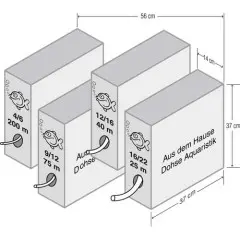 Hobby Schlauch grün flexibel, Rollenware