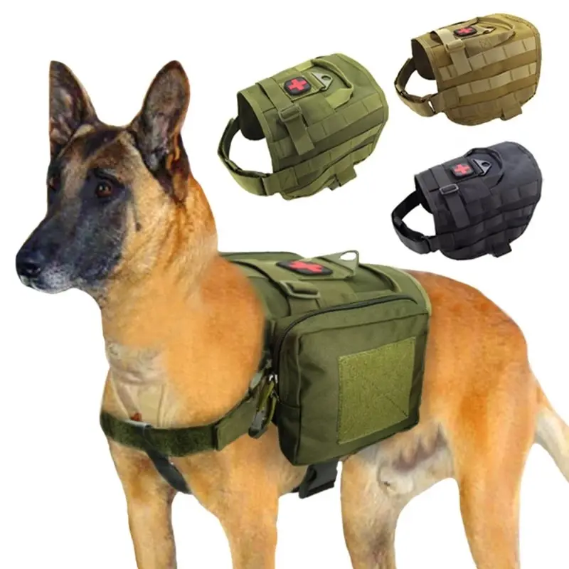 Hundegeschirr (mit Seitentaschen erhältlich)