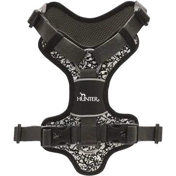 HUNTER Geschirr Divo Reflect schwarz/grau