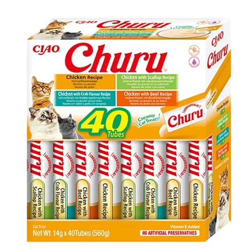 Inaba Cat Churu Varieties Chicken 40x14g