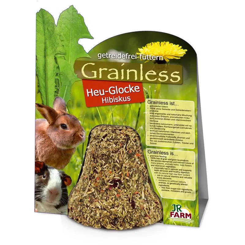 JR Farm Grainless Heu-Glocke Hibiskus 125g