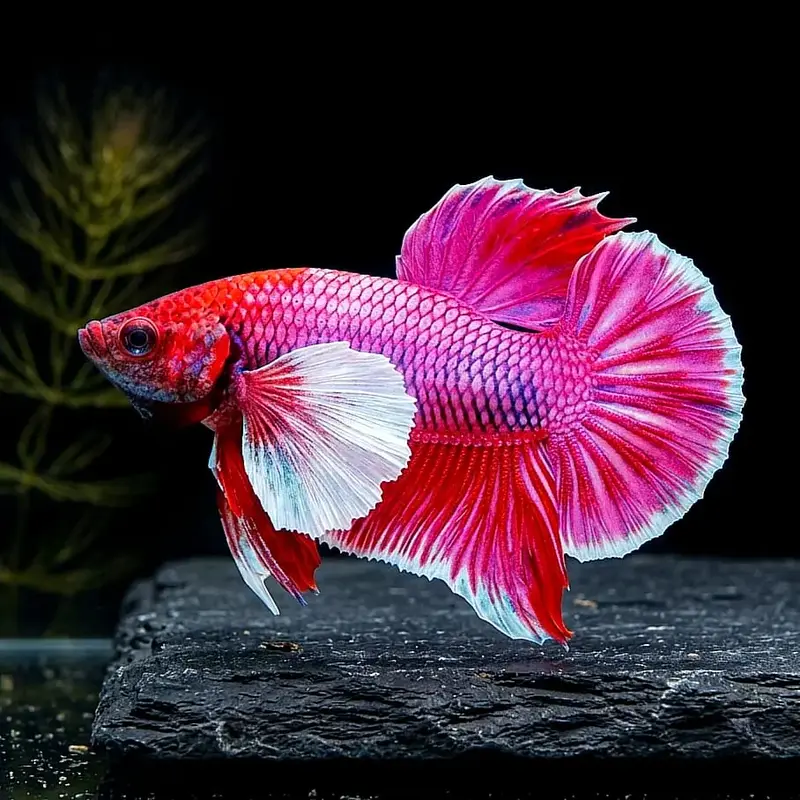Kampffisch LAVENDER (Lila) Betta splendens – PLAKAT 🐠💜