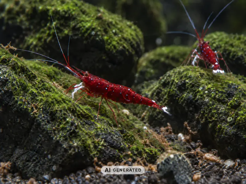 Kardinalsgarnele caridina dennerli