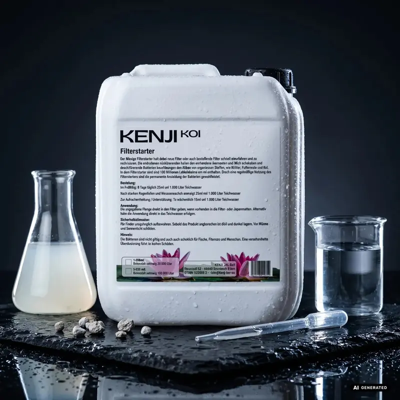 KENJI KOI Filterstarter – Starterbakterien für einen schnell eingefahrenen Teichfilter