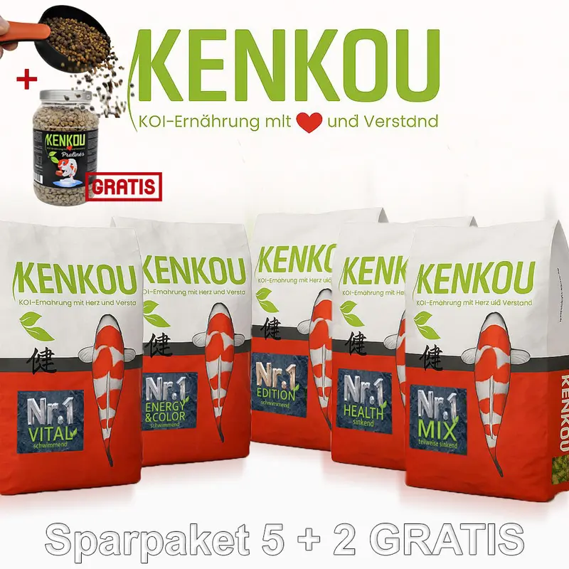 KENKOU® Nr.1 Sparpaket 25 kg + 2 Gratis Zugaben