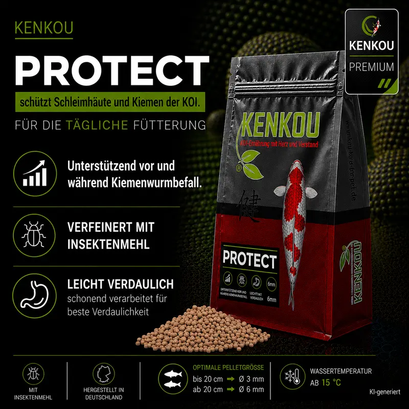 KENKOU® PROTECT Koifutter in 3 oder 6 mm